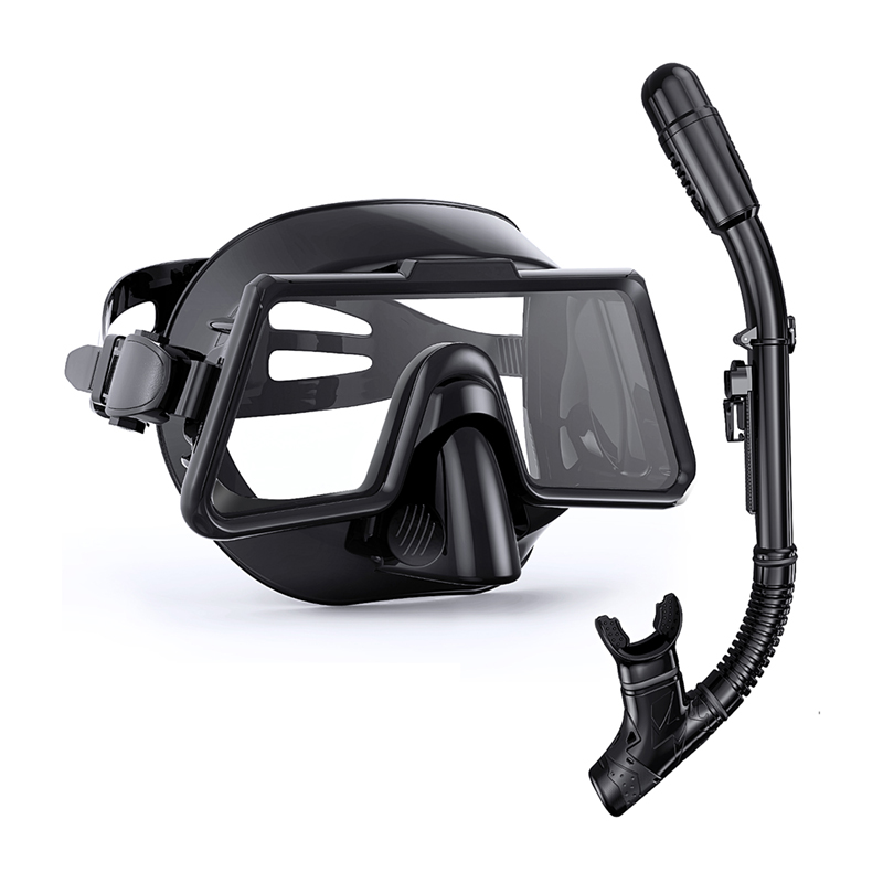 Greatever Best Selling Tempered Glass Diving Snorkel Mask Scuba Diving Equipment Set