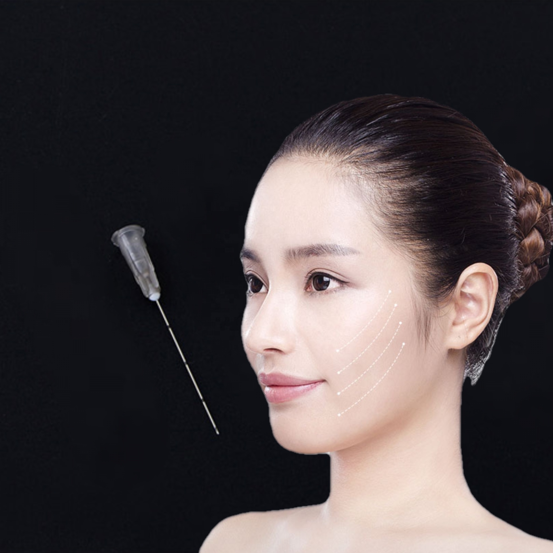 Ready To Ship Bulk In Stock 27G 50mm Micro Cannula For Skin Care Injection