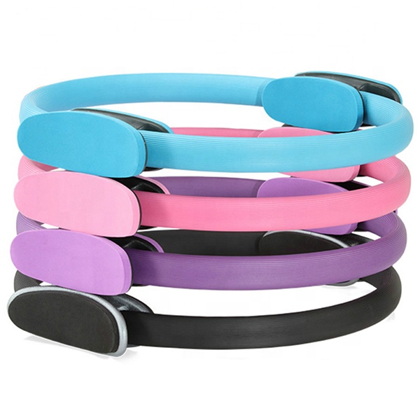 Crescent Magic Support Fitness Circle Dual Grip Handles Resistance Toning Training Circle Loop Yoga Pilates Ring