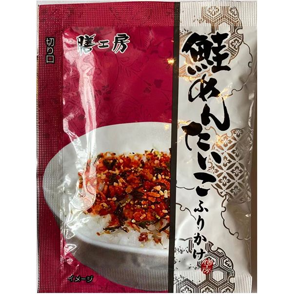 Salmon and seasoned cod roe flavored powder fish rice seasoning