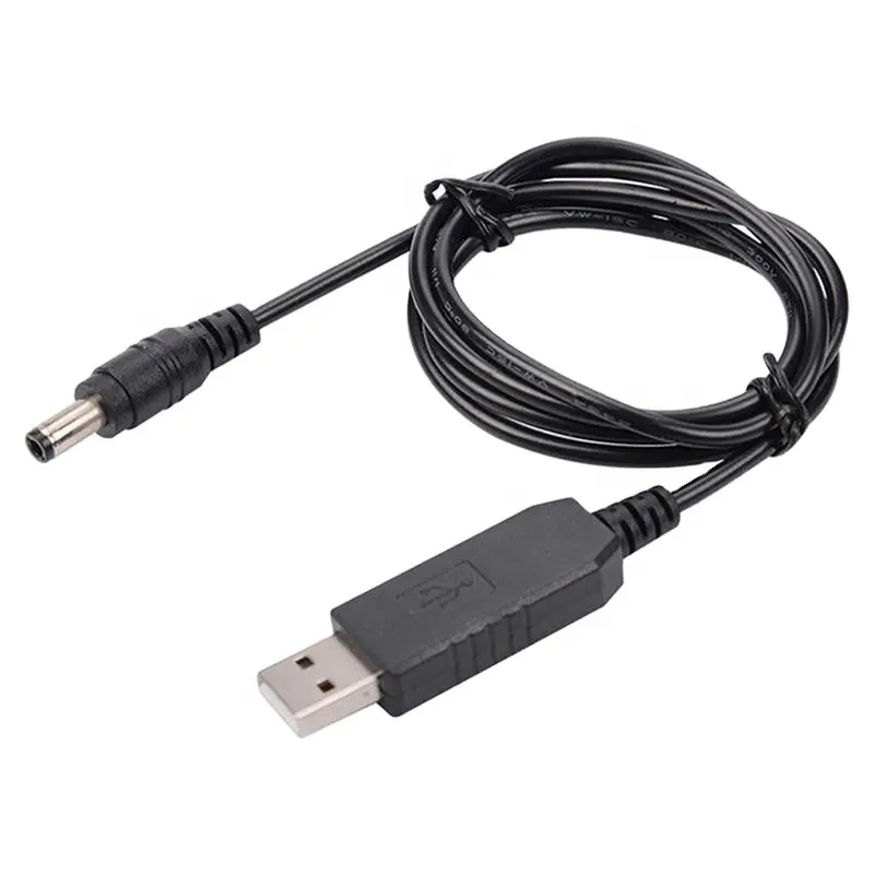 DC DC USB cable 5V to 9V 12V 1A Step up Boost Converter power supply cable 5.5*2.1mm For Router LED Strip Light
