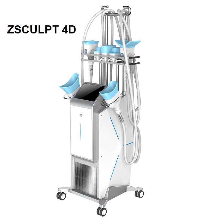 7 ручек Zsculpt 4D Cryo Lipolysis 360 замораживающая машина для похудения