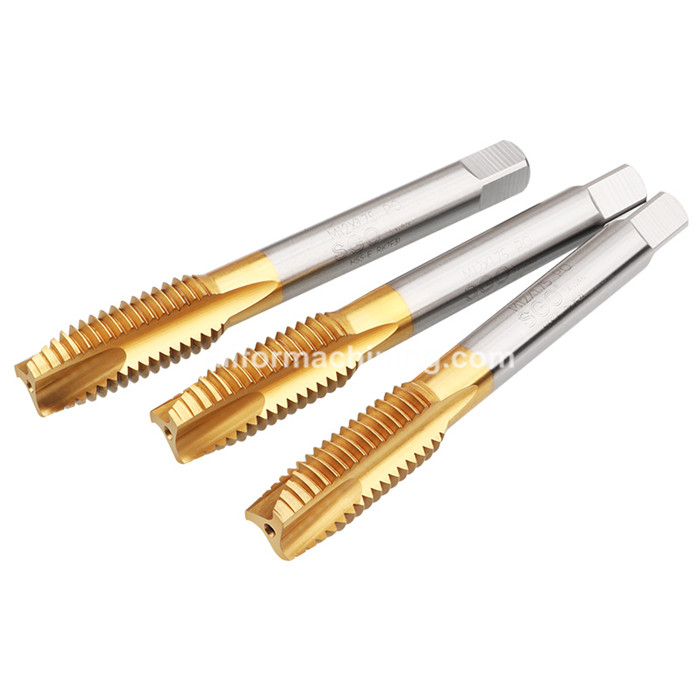 HSS TiN Taps Titanium Coated HSS Taps For Cutting Stainless Steel Metric M2-M20 BSW 1/8 BSW 3/16