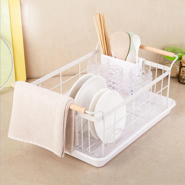 Stainless Steel Kitchen Accessory Tableware Drying Storage Dish Drying Rack Holder