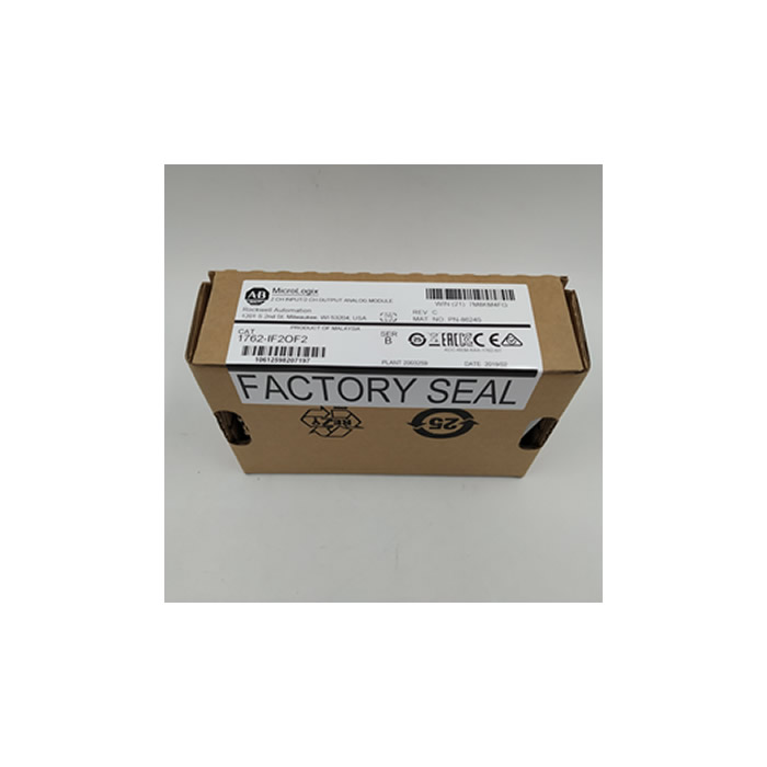 Allen bradley plc MicroLogix 4 точечный аналоговый гребень модуль 1762-IF2OF2 брендовая новая правая Торцевая крышка AB plc 1762IF2OF2