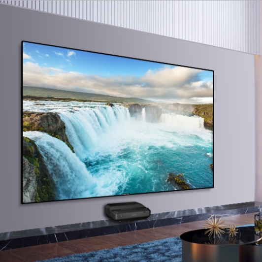 SAMS новое поколение 100 " - 150" ультра тонкий с фиксированной рамкой ALR экран специально для лазерного проектора экран для wemax