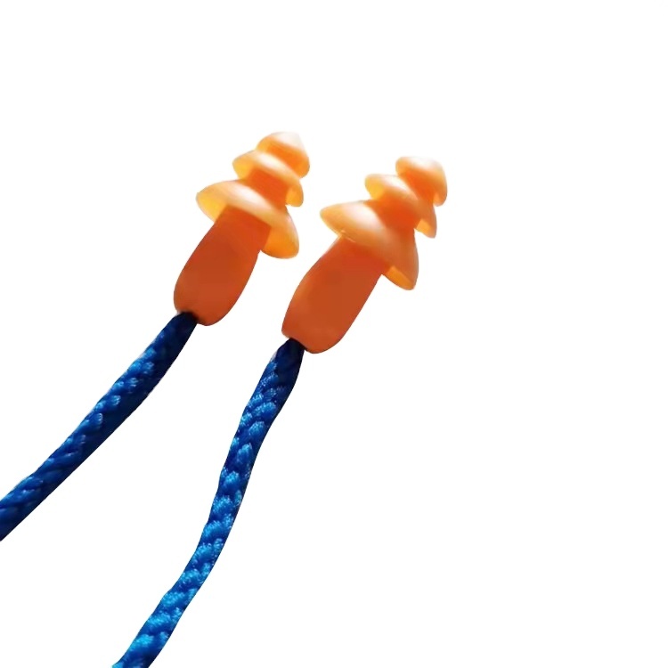 3M 1270 Wire No Irritation Multi-Flange earplugs Reusable Banded Pre-molded Protective Ear Plugs