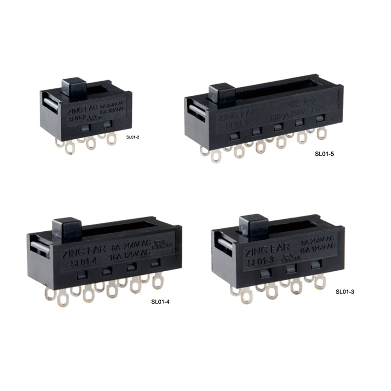 Переключатель скольжения Zing Ear T125 2P4T 1E4, 8 позиций, 4 канала