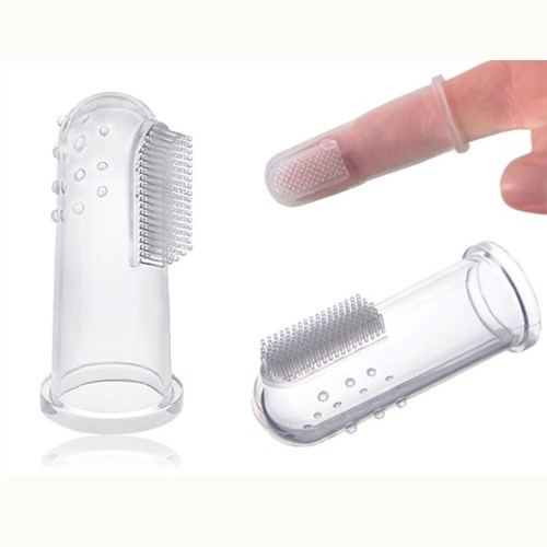 Soft Silicone Baby Toothbrush Baby Finger Toothbrush With Case Set