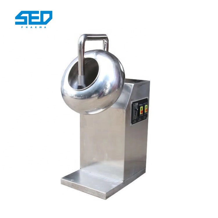 Pharmaceutical Medicine Candy Tablet Coating Machine With Video Support