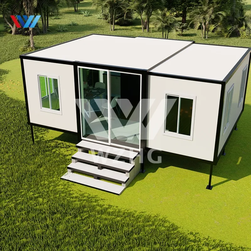 WZH modular house 7ft 10ft flat pack storage container bar shed for multifunction usage