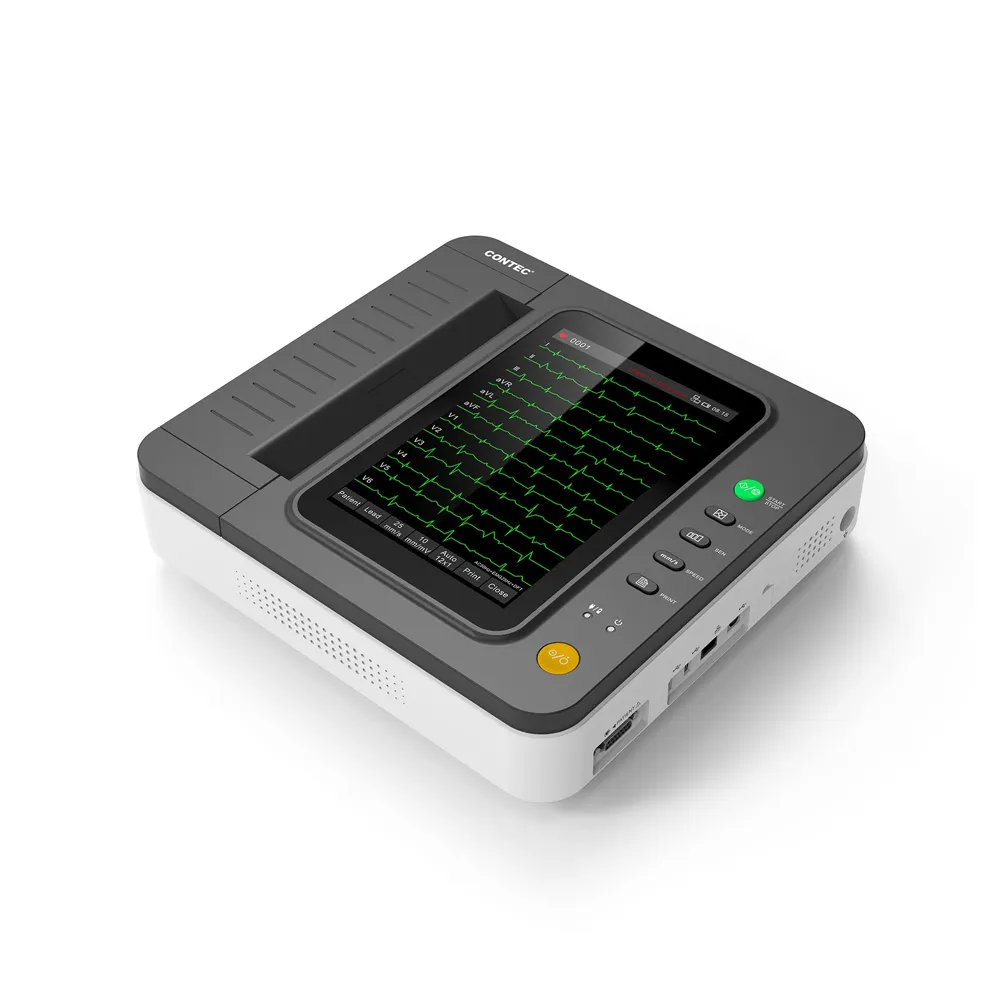 CONTEC E12 portable USB touch screen ecg electrocardiograma ecg machine