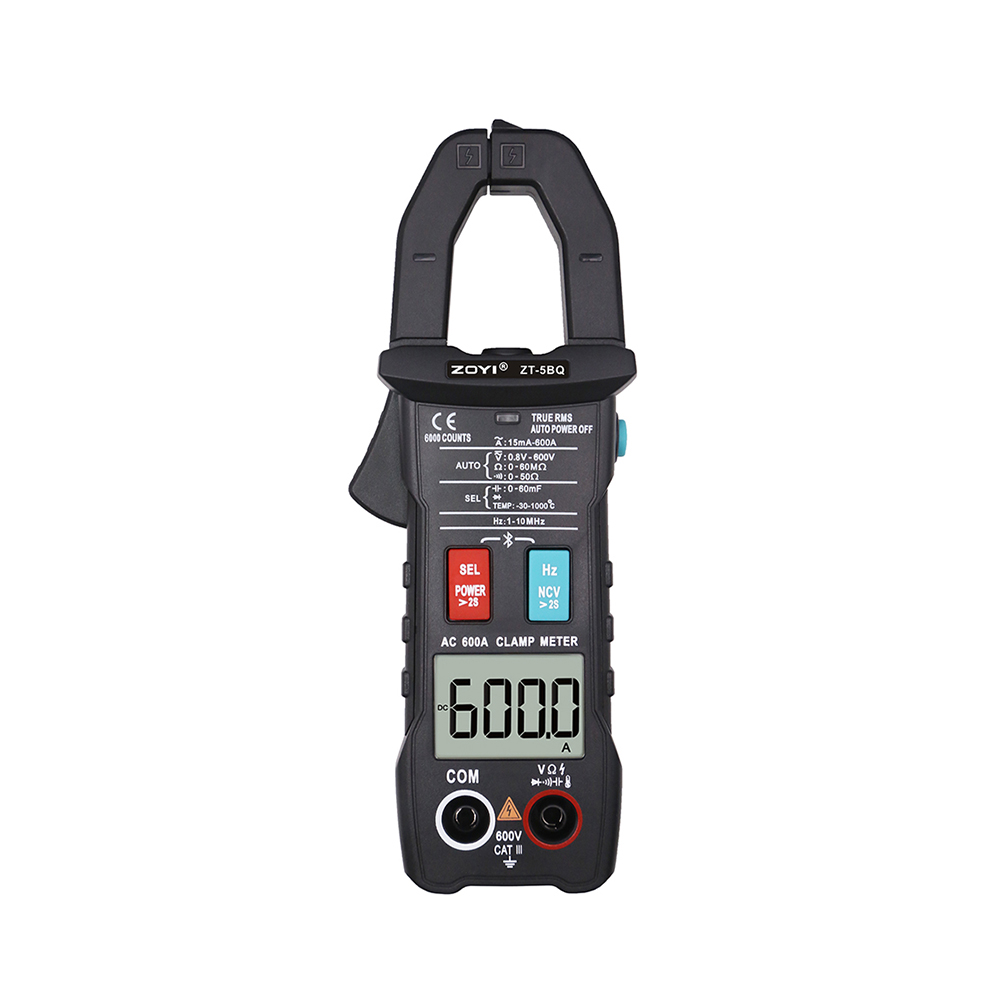 ZOYI 6000 counts Clamp meter Digital clamp multimeter Palm clamp table