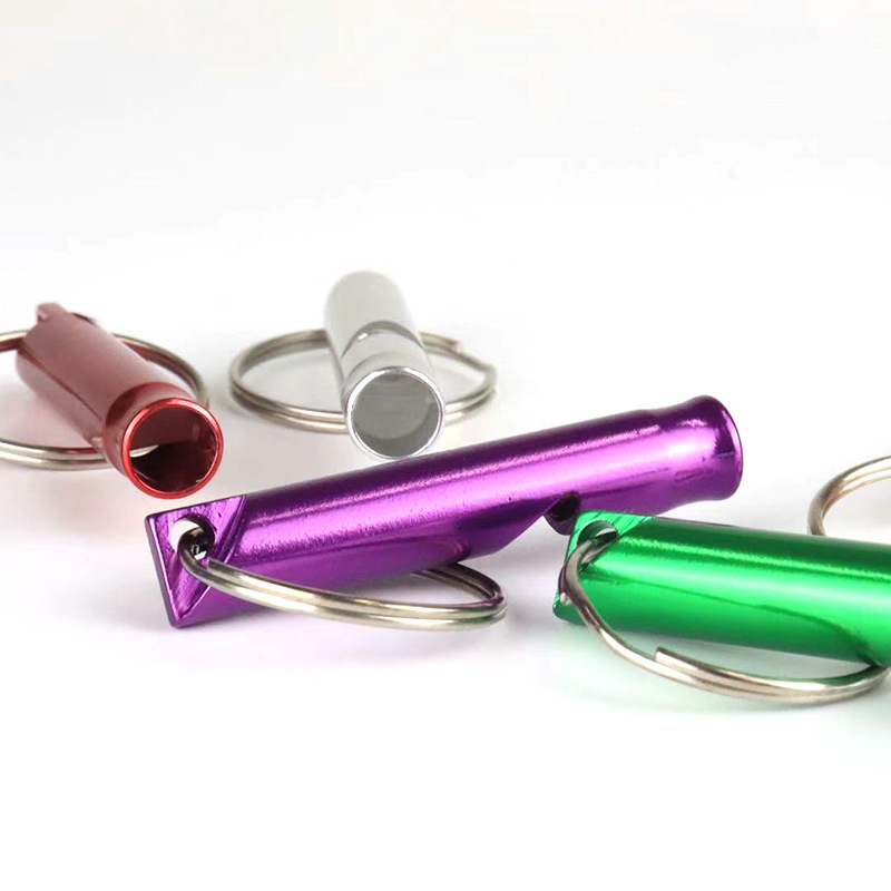 Referee Metal Whistle Fashion Pet Anti-lost Device Trainer Referee Aluminum XY369 Dog Cat Training Whistle