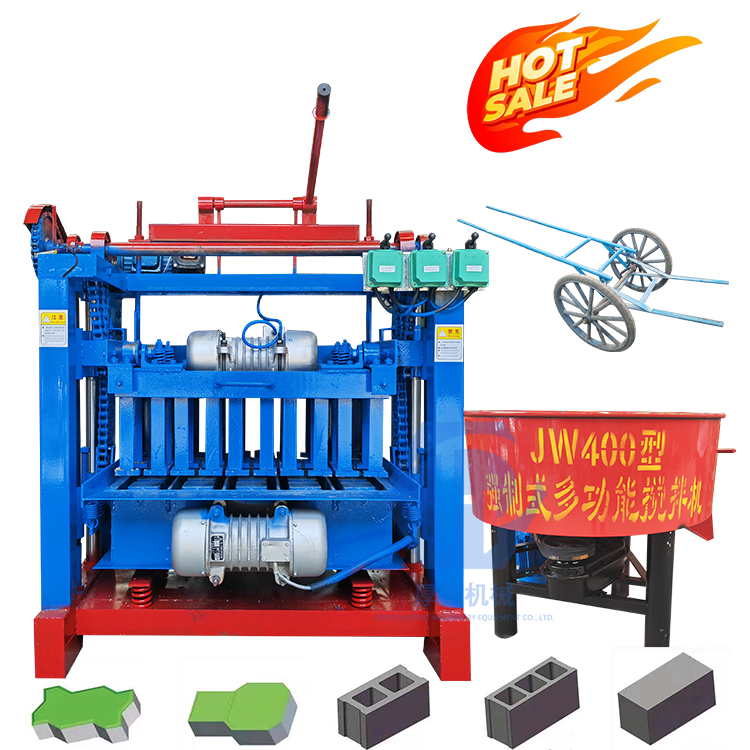 Hot In Africa Fully Production Line Block Machine Making Semi Automatic Concrete Brick Making Machine