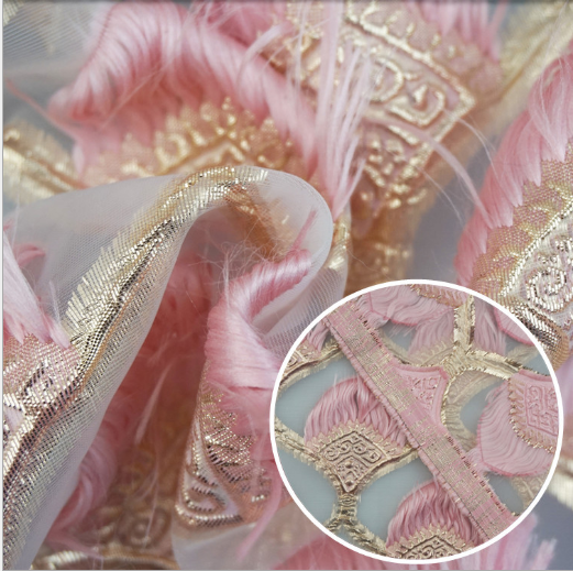 Премиум американский стиль Роскошная jacquart_fabric_sprets цветы ткань парча жаккард