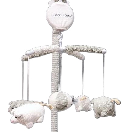Baby Toys 0-12 Months Crib Mobile Musical Bed Bell With Animal Rattles Projection Cartoon Early Learning Kids Toy