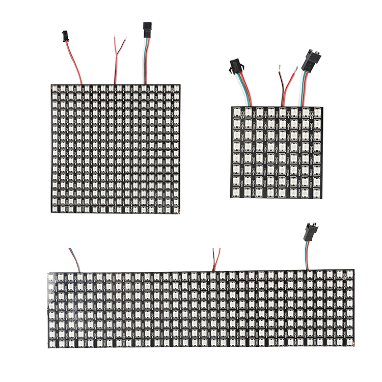 Pcba Manufacturing Circuit Board Ws2812b Matrix Addressable Led Flex Panel