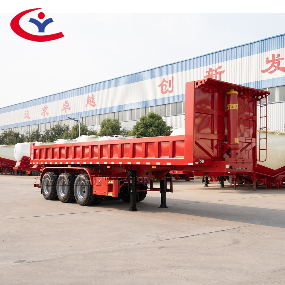 Китайский производитель Fuwa axle самосвал 3 axle 50T грузовой Самосвал Трейлер 28 Cbm Самосвал полуприцеп для продажи