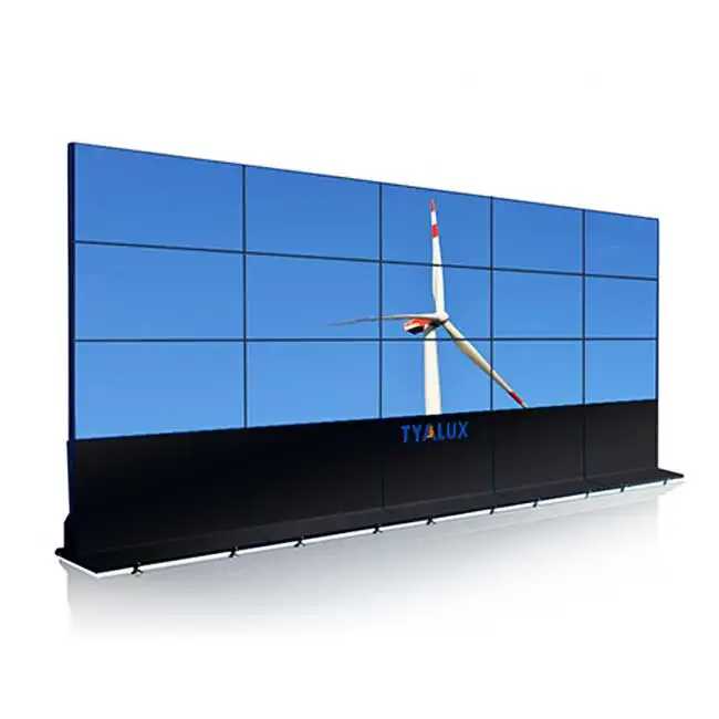 Flexible Touch Screen 4K Resolution Bezel LCD Video Wall Advertising Display