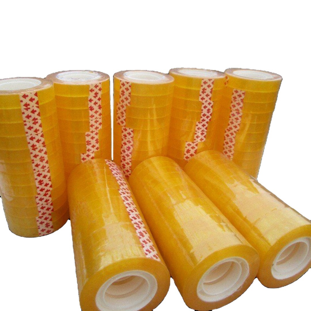 18mm 25m 45mic stationary small clear school bopp opp super high quality custom office adhesive tape