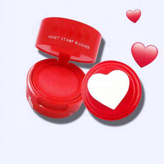 Ваш собственный бренд сердца Подушка Blusher Сердца Печать Blusher Румяна индивидуальная фирменная торговая марка