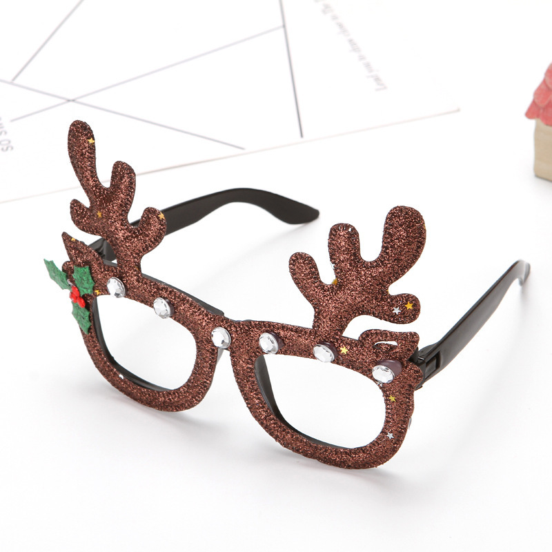 TGL-8C201 Christmas Santa glasses children toy glasses plastic christmas cosplay glasses