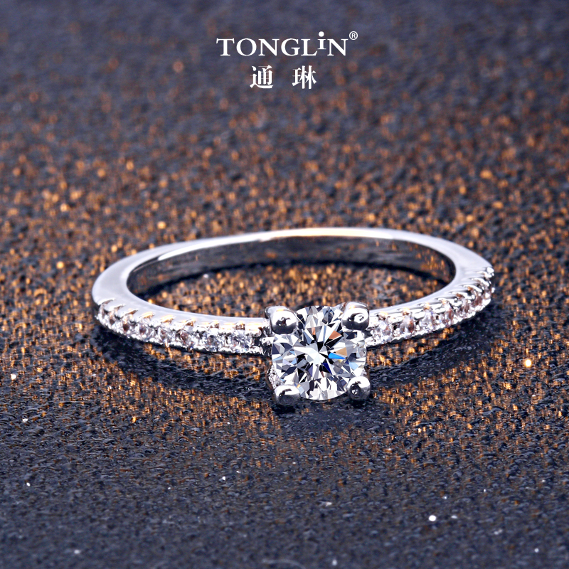 New Fashion Jewelry 2021 925 Sterling Silver Custom Wedding Rings CZ