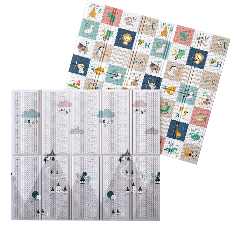 Quality assurance smooth baby play mat eco-friendly foldable mat baby play mat