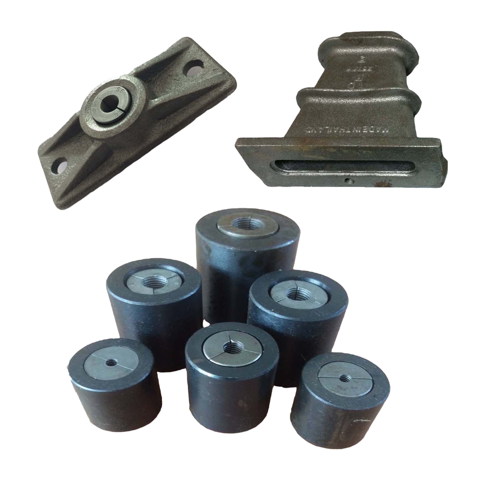 tension wedge anchorage for steel tendon