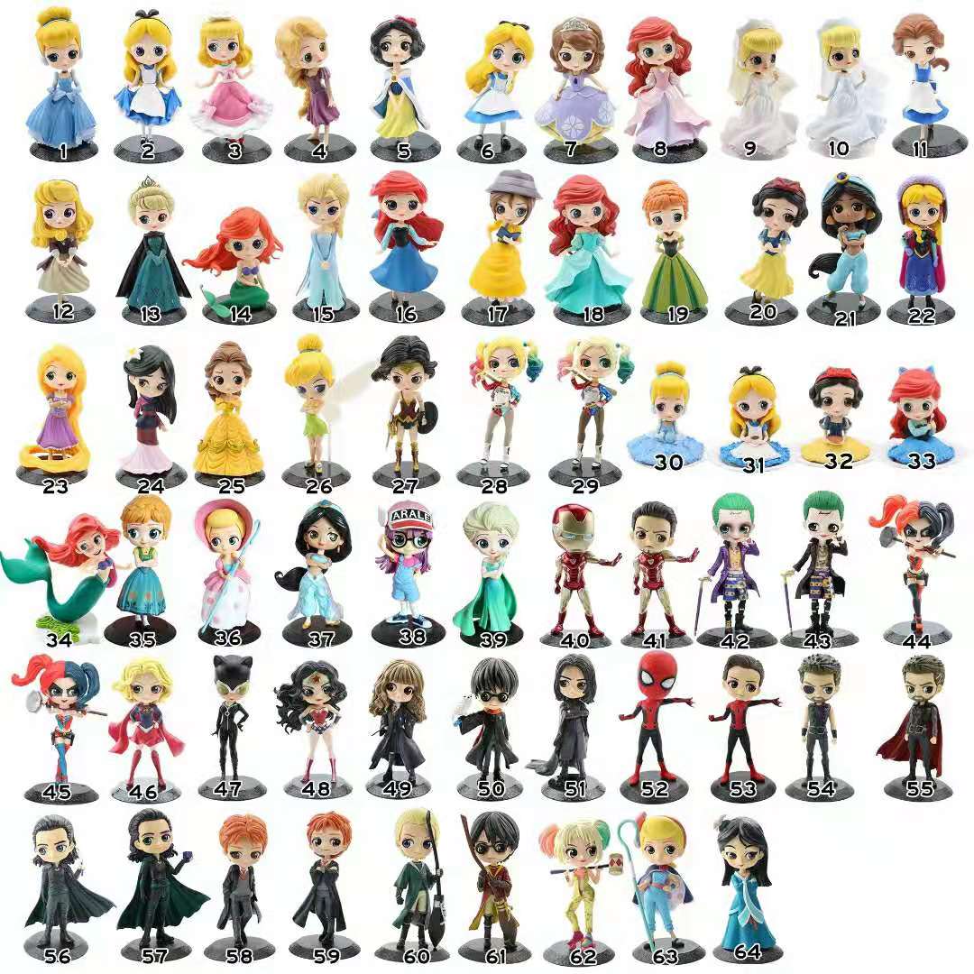 15cm birthday party cake topper toy action figure pvc toy collection models