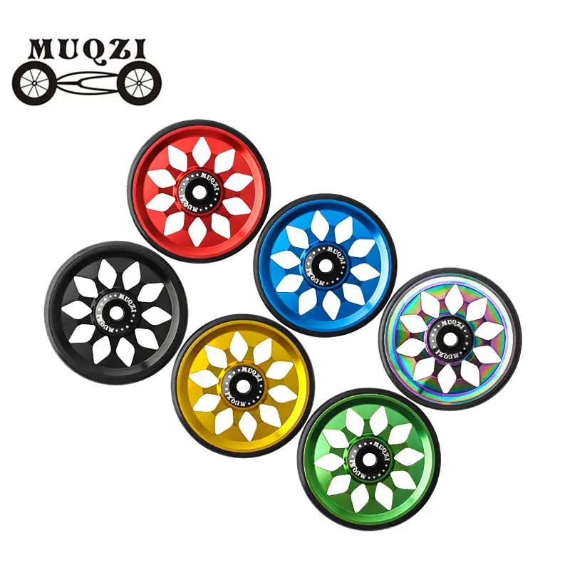 MUQZI Six Colors 64 mm Bicycle Easy Wheels Fit For Brompton Folding Bicycle