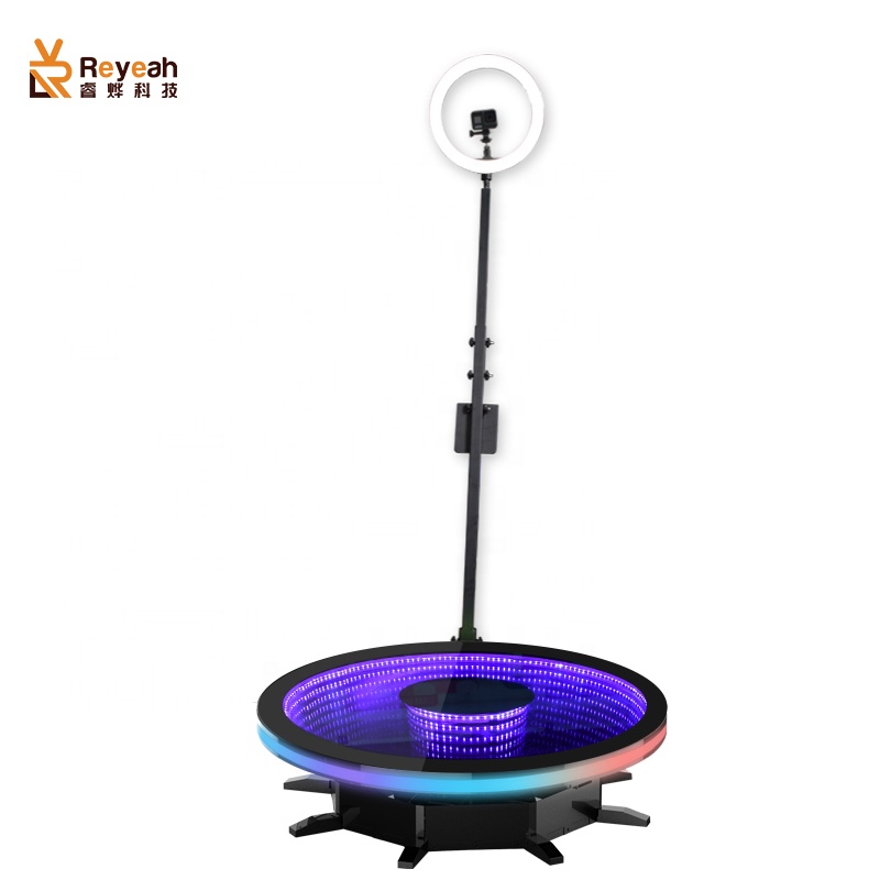 hottest event rental booth 360 mirror spinner in the market in 2021