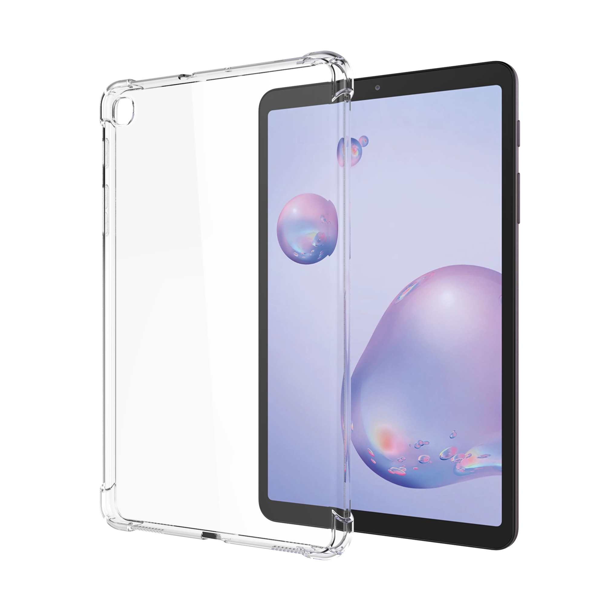 Мягкий ТПУ прозрачный тонкий бампер для Samsung Galaxy Tab A 8,4 2020 T307 противоударный гибкий матовый чехол Прозрачный чехол для планшета