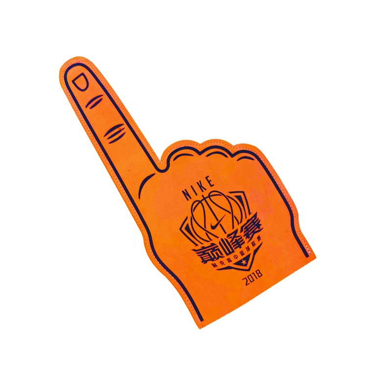 Customized Design Promotion EVA Foam Cheering Hands Price Foam Fingers For Event