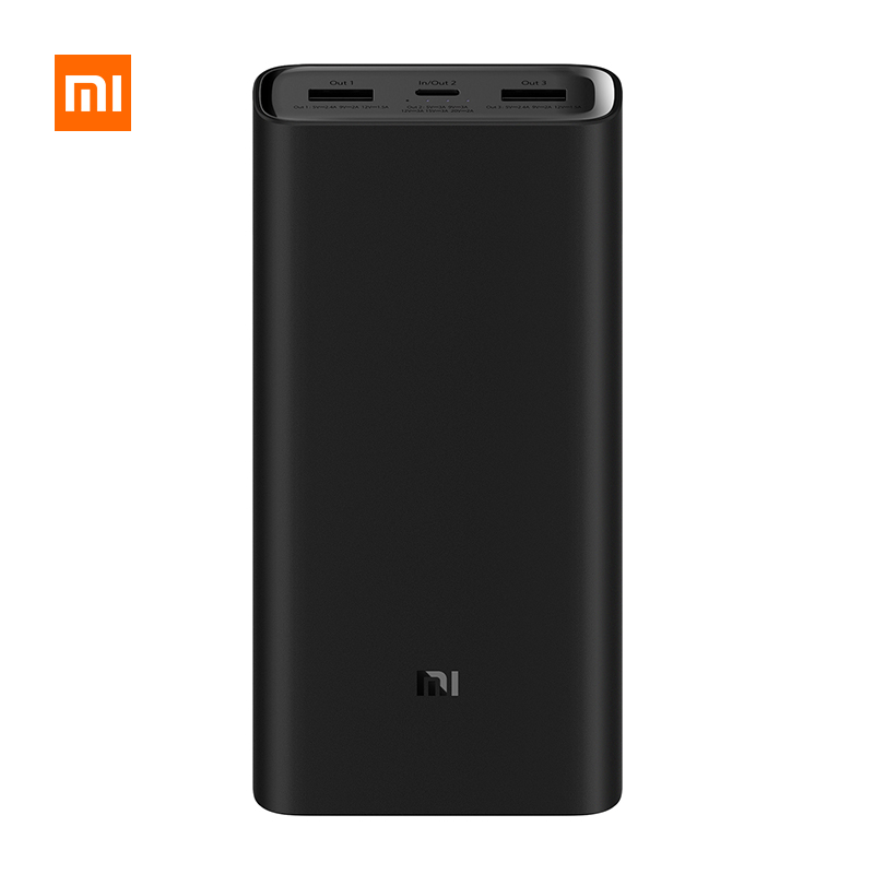 Xiaomi Mijia Power Bank 3 20000mAh USB-C 2 Ways 45W QC3.0 Fast Charge Mi Powerbank 3 Global Xiaomi Power