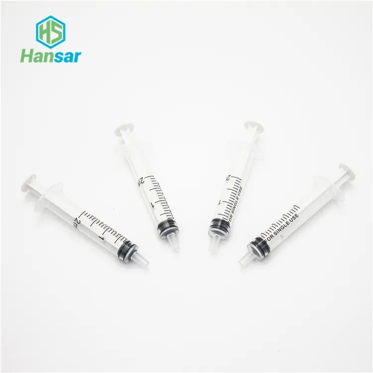 disposable sterile dental veterinary syringe 3cc with brush ansolin and needles mold production