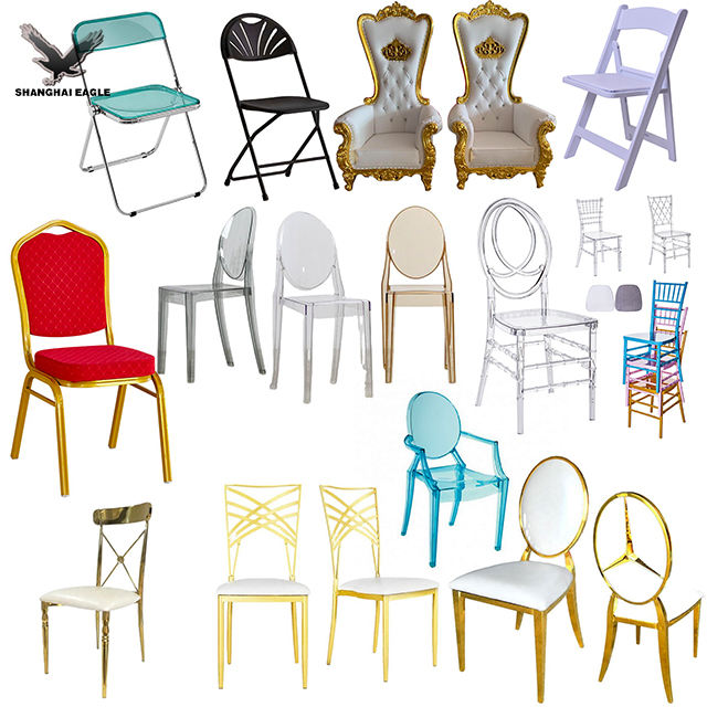 Transparent Wedding Durable Bamboo Chiavari Chair Stackable Crystal Banquet Dinning Wedding Chair
