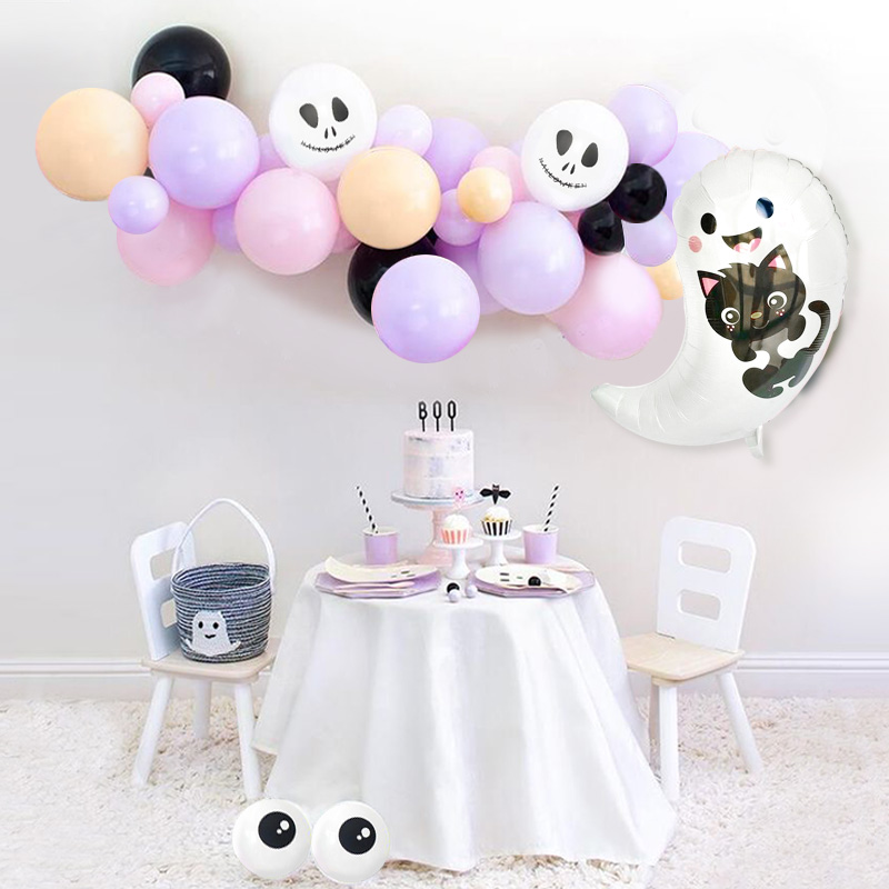 Halloween Balloon Garland Suit Halloween Party Event Balloon Decorations