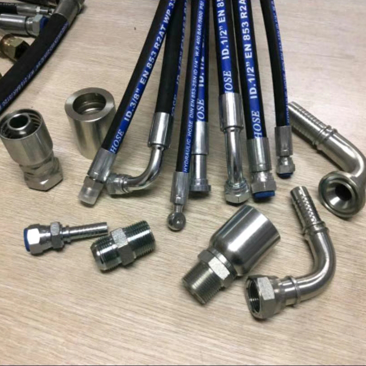 New Construction Hydraulic Hose Tube Pipe Fittings 6mm-30mm Weld Connection Titanium Low Pressure Zinc Plated Plastic Steel Head
