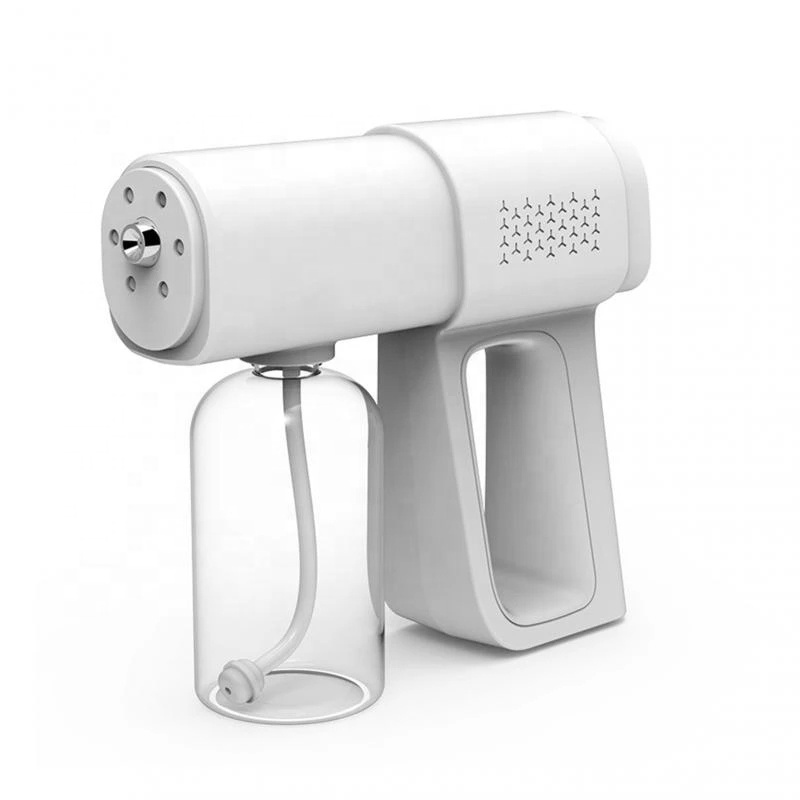 A 380ml K5 Nano Electric Spray Gun Blue Light Disinfection Sprayer Rechargeable Atomization Sanitizer Machine For Office Garden