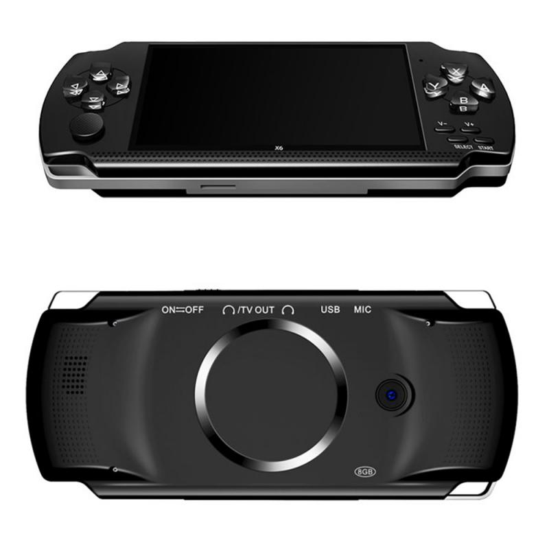 X6 ретро тв портативная игровая консоль Consola ретро 4,3 дюймовый экран 32 бит видео игровые консоли
