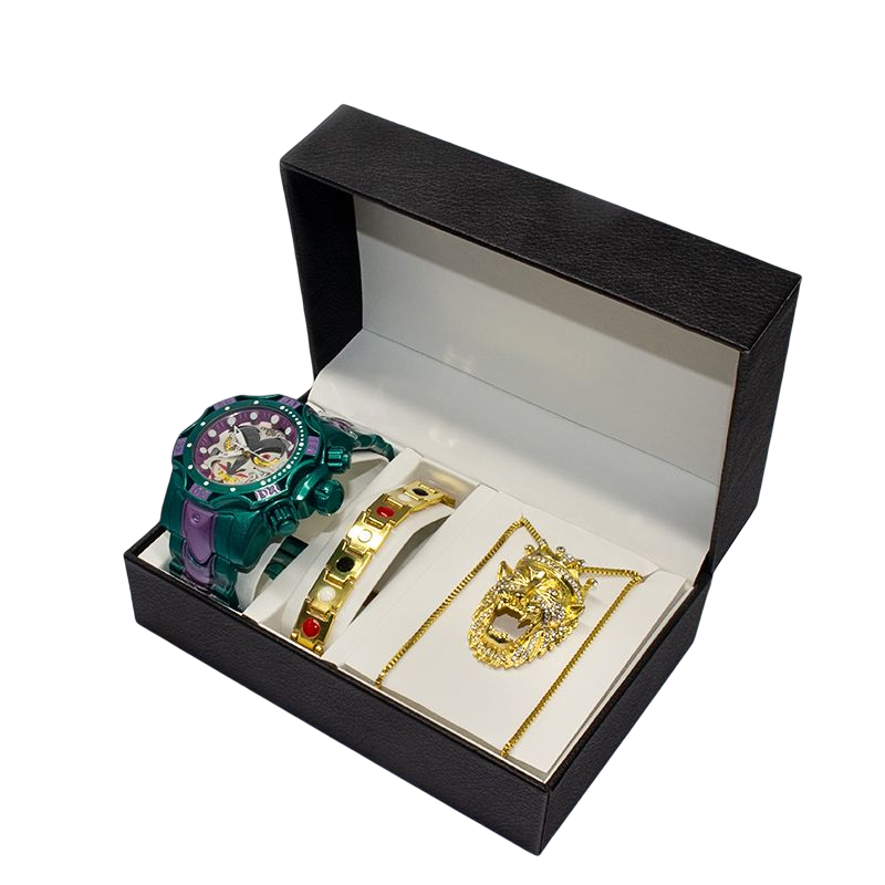 Chinese Style Monkey King Special Watch Sets Necklace Bracelet Multifunctional Quartz Watches With Acceeesories