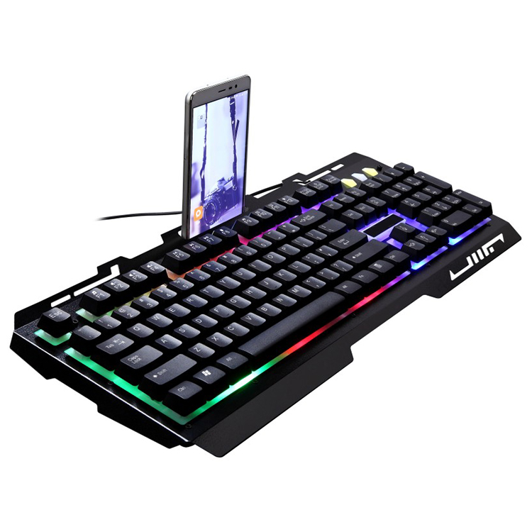 AIWO New Design teclado rgb glowing high quality usb wired keyboard gaming rgb light up keyboard