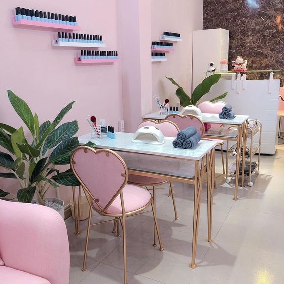 nail salon desk technician table nails table salon manicure desk