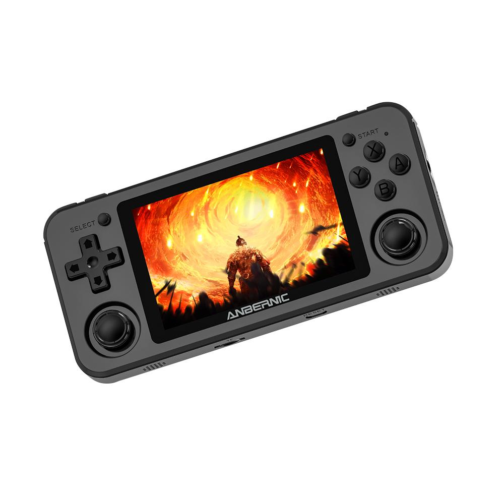 Amazon горячая Распродажа RG351P 64bit 3,5 дюймовый портативный игровой плеер Ретро видео игровая консоль 64 Гб система открытия исходного кода RK3326 Чип wifi onl