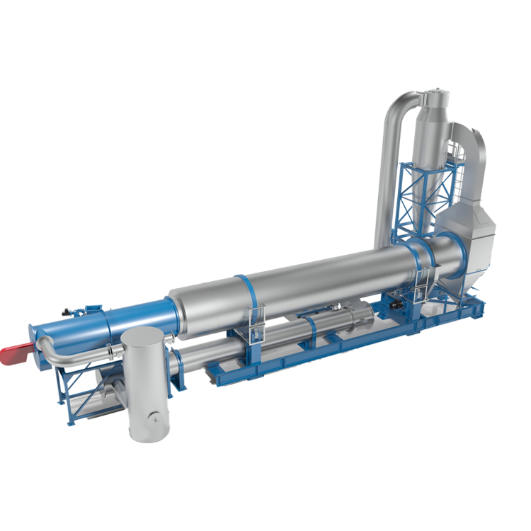 Best Sale automatic control purple potato starch slag rolling dryer machine for thailand