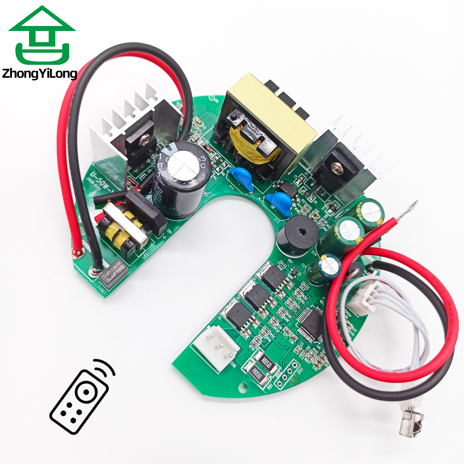 Контроллер потолочного вентилятора печатной платы 45 Вт AC DC Kit Двойной источник питания инфракрасный пульт дистанционного управления BLDC бесщеточный двигатель