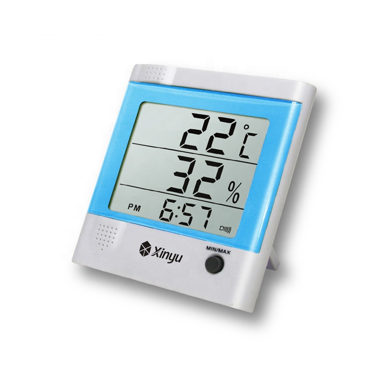 Normal colorful desktop electronic temperature outside air greenhouse thermometer