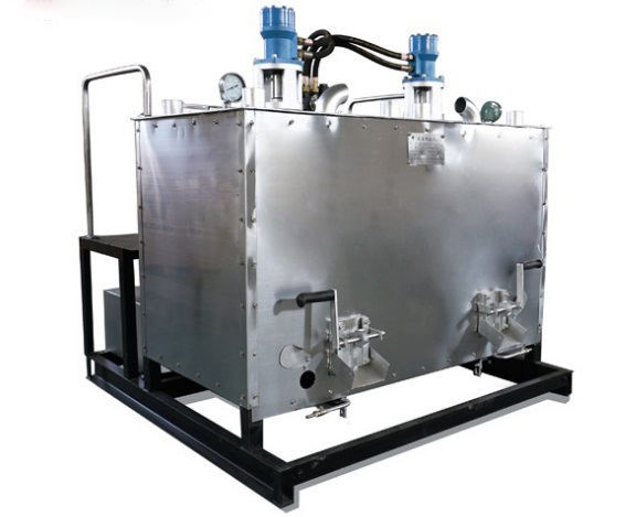 600KG capacity mechanistic double cylinder hot melt machine PREHEATER